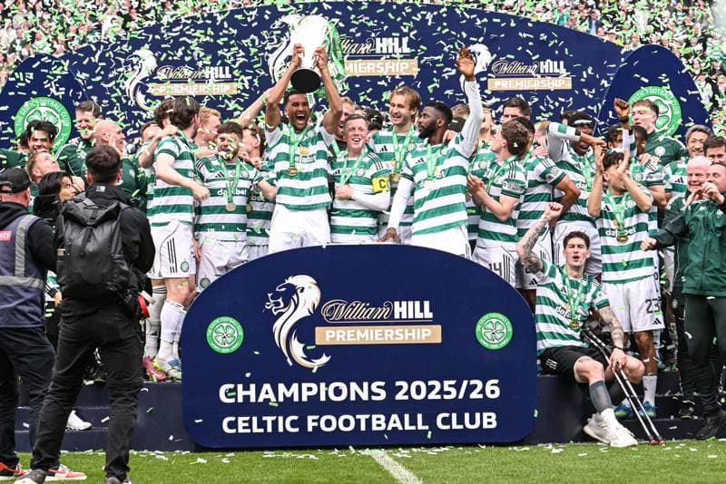 Football. William Hill Premiership. Celtic - Heart of Midlothian. 16.05.2026