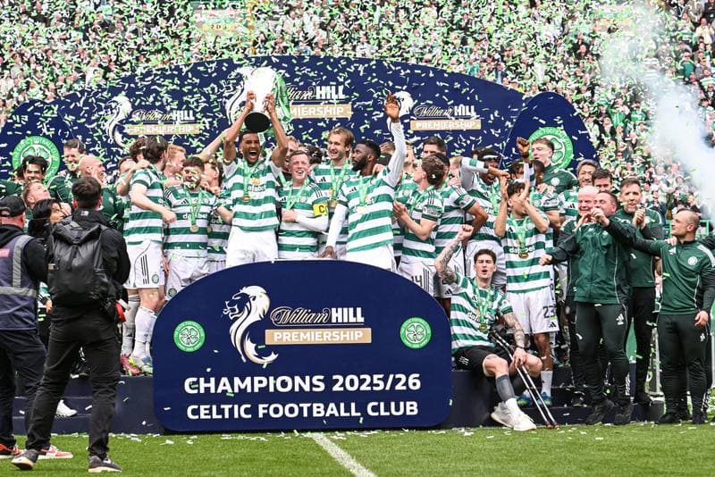 Football. William Hill Premiership. Celtic - Heart of Midlothian. 16.05.2026