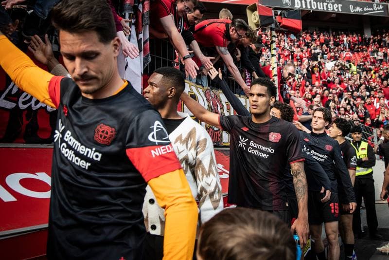 Football. German Bundesliga. Bayer 04 Leverkusen - Hamburger SV. 16.05.2026