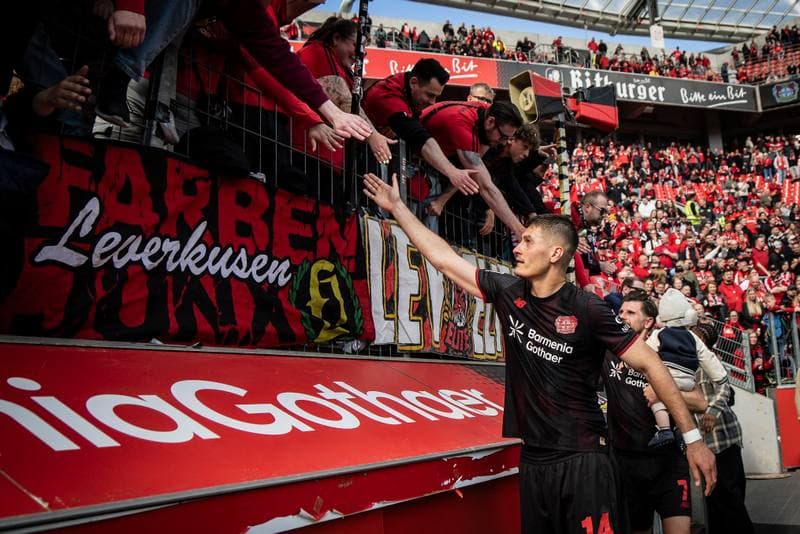 Football. German Bundesliga. Bayer 04 Leverkusen - Hamburger SV. 16.05.2026