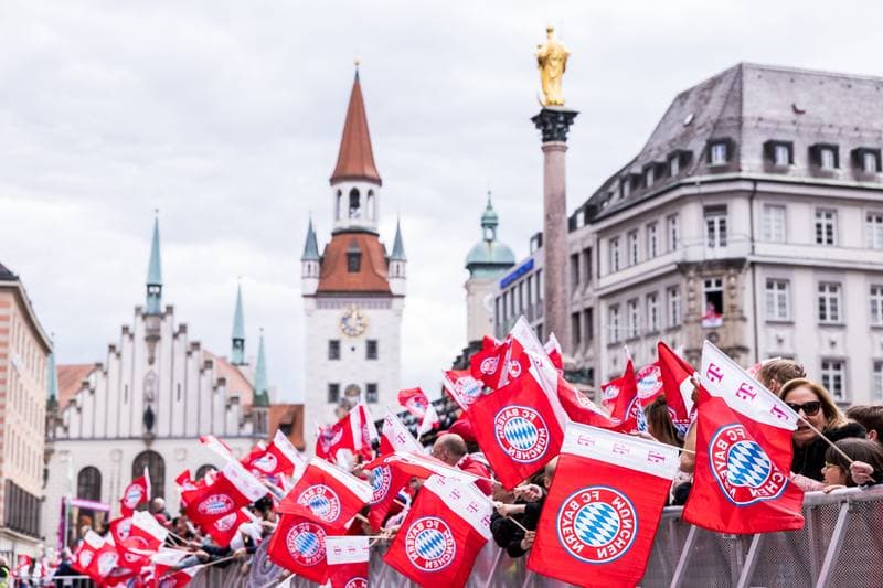Football. Bayern Munich. Meisterfeier. 17.05.2026