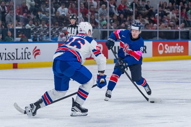 Ice Hockey. IIHF Ice Hockey World Championship. Great Britain - United States. 17.05.2026