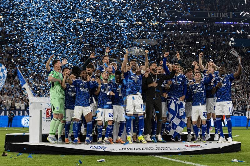 Football. 2. Bundesliga. Schalke 04 - Eintracht Braunschweig. 17.05.2026