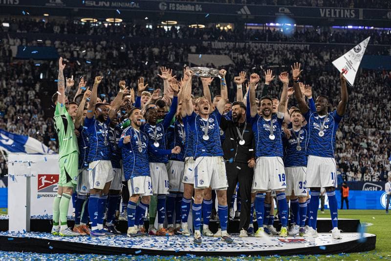 Football. 2. Bundesliga. Schalke 04 - Eintracht Braunschweig. 17.05.2026