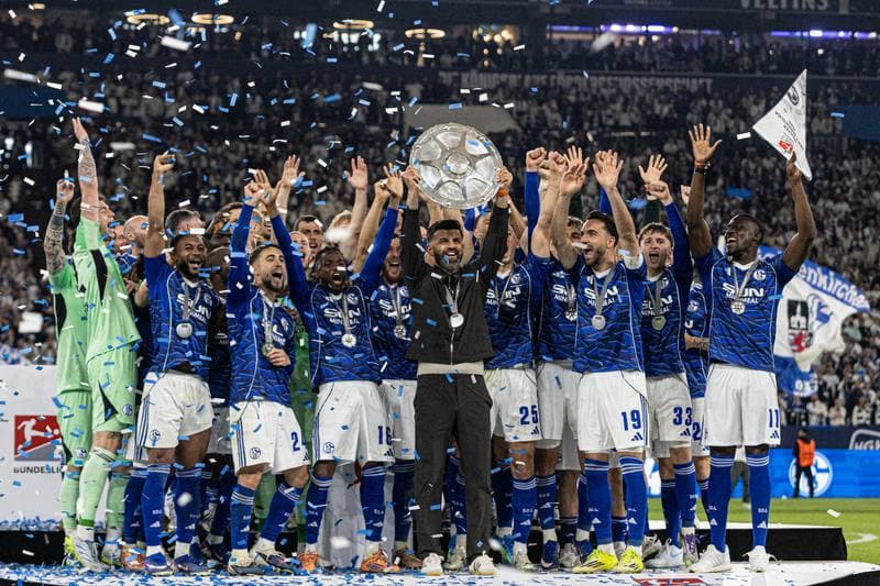 Football. 2. Bundesliga. Schalke 04 - Eintracht Braunschweig. 17.05.2026