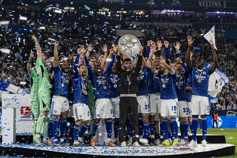 Football. 2. Bundesliga. Schalke 04 - Eintracht Braunschweig. 17.05.2026