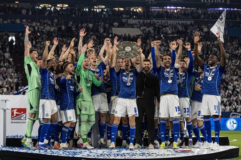 Football. 2. Bundesliga. Schalke 04 - Eintracht Braunschweig. 17.05.2026