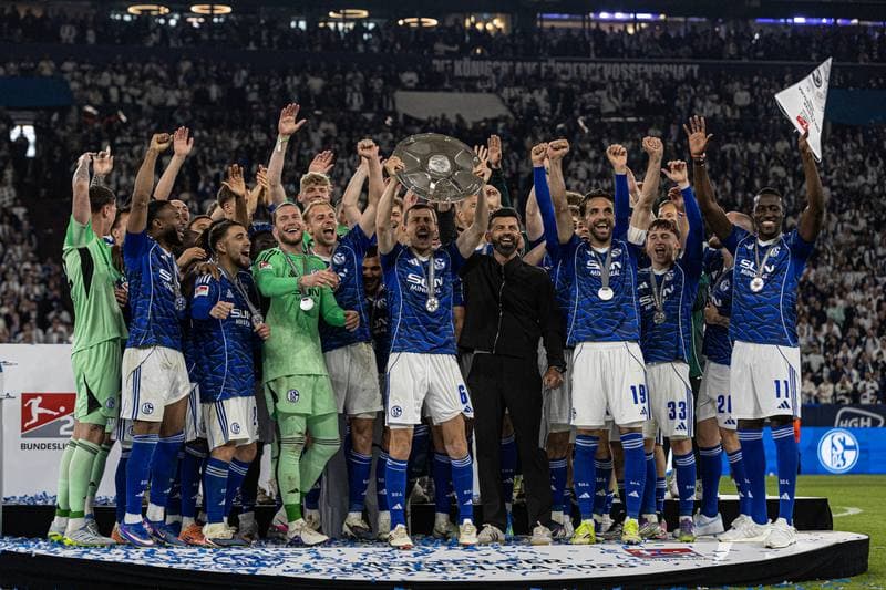 Football. 2. Bundesliga. Schalke 04 - Eintracht Braunschweig. 17.05.2026