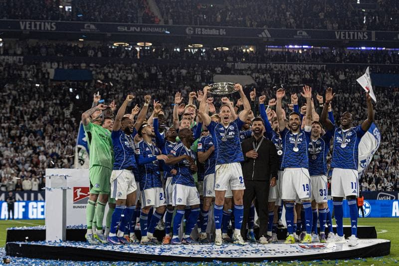 Football. 2. Bundesliga. Schalke 04 - Eintracht Braunschweig. 17.05.2026