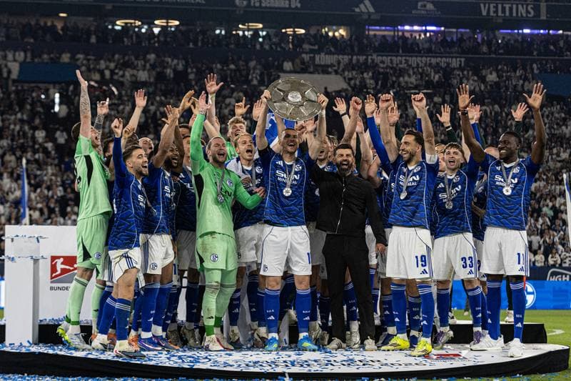 Football. 2. Bundesliga. Schalke 04 - Eintracht Braunschweig. 17.05.2026
