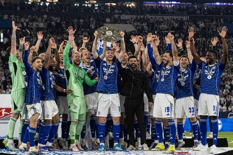 Football. 2. Bundesliga. Schalke 04 - Eintracht Braunschweig. 17.05.2026