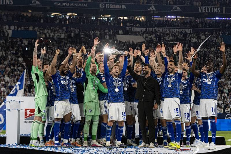 Football. 2. Bundesliga. Schalke 04 - Eintracht Braunschweig. 17.05.2026