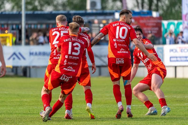 Football. Betclic 2 liga. Swit Szczecin - Slask Wroclaw II. 17.05.2026