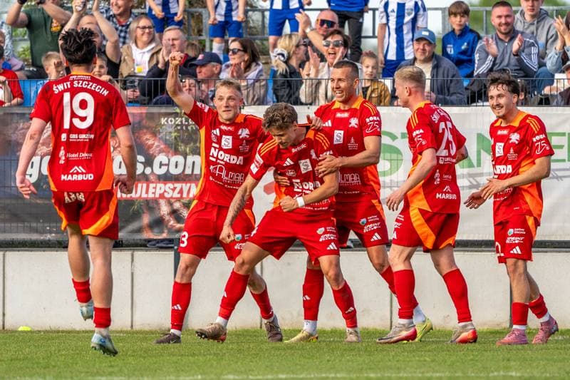 Football. Betclic 2 liga. Swit Szczecin - Slask Wroclaw II. 17.05.2026