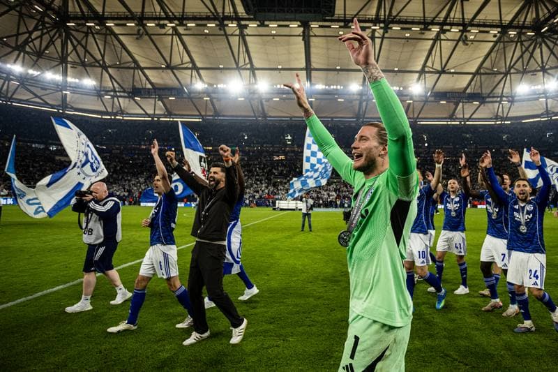 Football. 2. Bundesliga. Schalke 04 - Eintracht Braunschweig. 17.05.2026