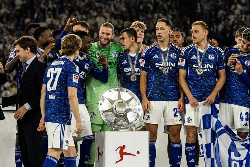 Football. 2. Bundesliga. Schalke 04 - Eintracht Braunschweig. 17.05.2026