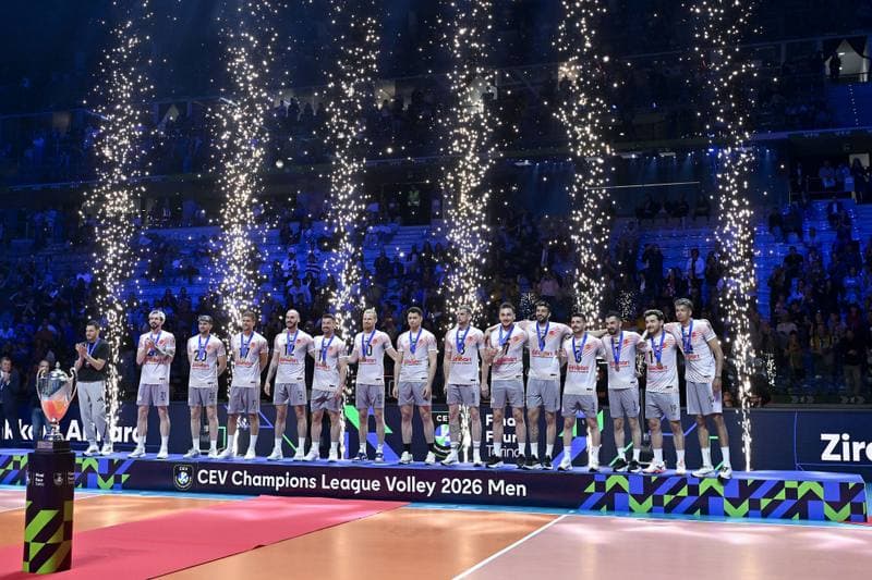 Volleyball. CEV Champions League. Sir Sicoma Monini Perugia - Aluron CMC Warta Zawiercie. 17.05.2026