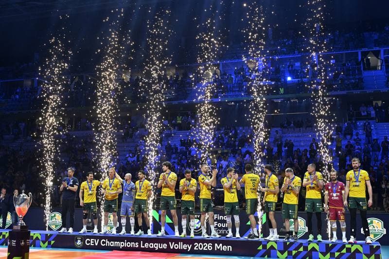 Volleyball. CEV Champions League. Sir Sicoma Monini Perugia - Aluron CMC Warta Zawiercie. 17.05.2026