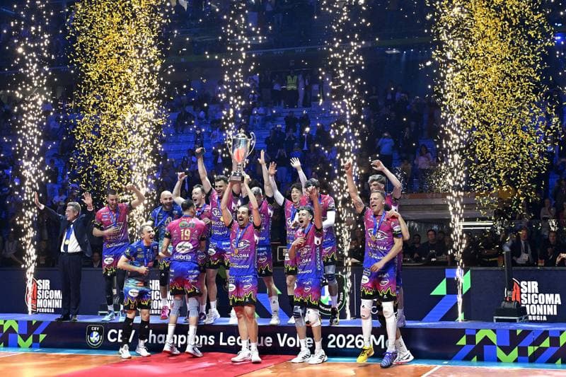 Volleyball. CEV Champions League. Sir Sicoma Monini Perugia - Aluron CMC Warta Zawiercie. 17.05.2026