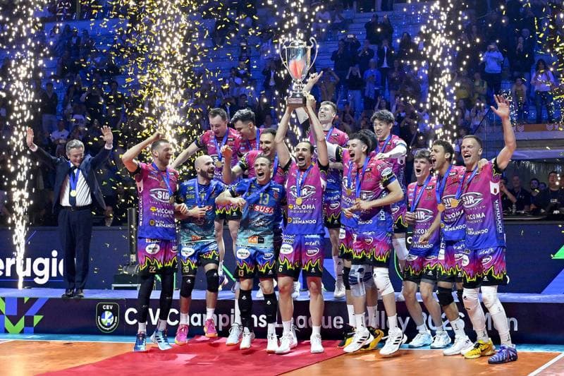 Volleyball. CEV Champions League. Sir Sicoma Monini Perugia - Aluron CMC Warta Zawiercie. 17.05.2026