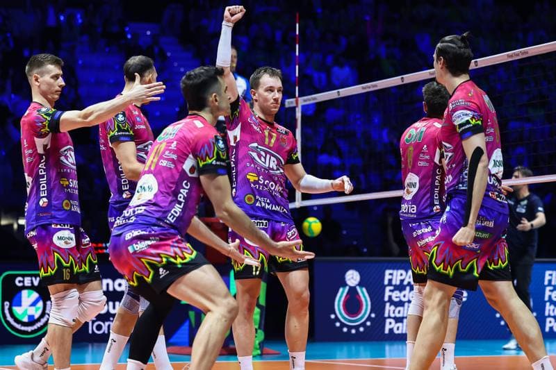 Volleyball. CEV Champions League. Sir Sicoma Monini Perugia - Aluron CMC Warta Zawiercie. 17.05.2026