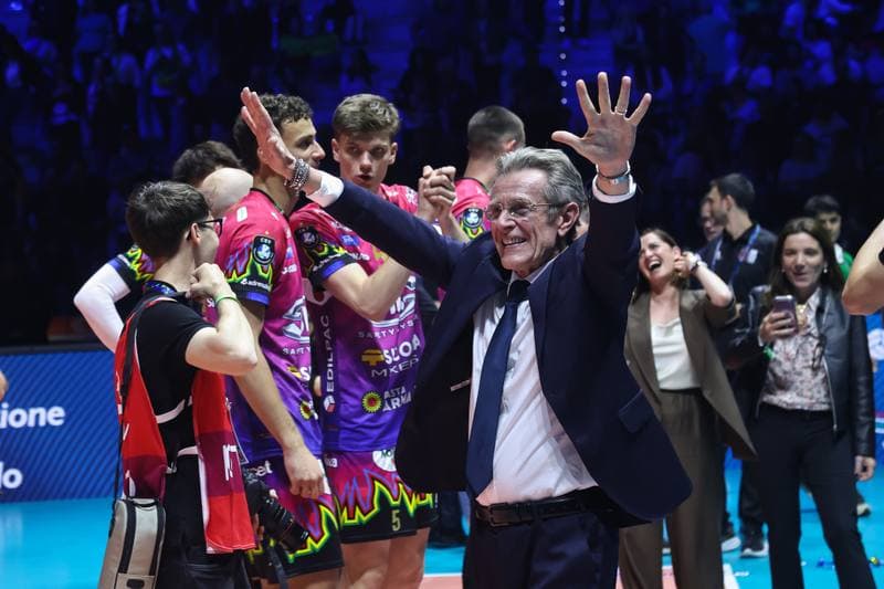 Volleyball. CEV Champions League. Sir Sicoma Monini Perugia - Aluron CMC Warta Zawiercie. 17.05.2026