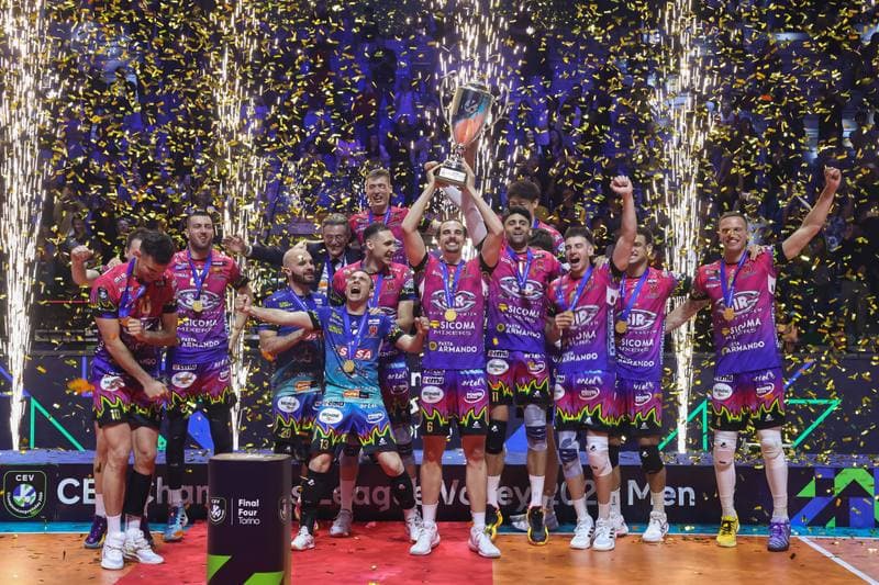 Volleyball. CEV Champions League. Sir Sicoma Monini Perugia - Aluron CMC Warta Zawiercie. 17.05.2026