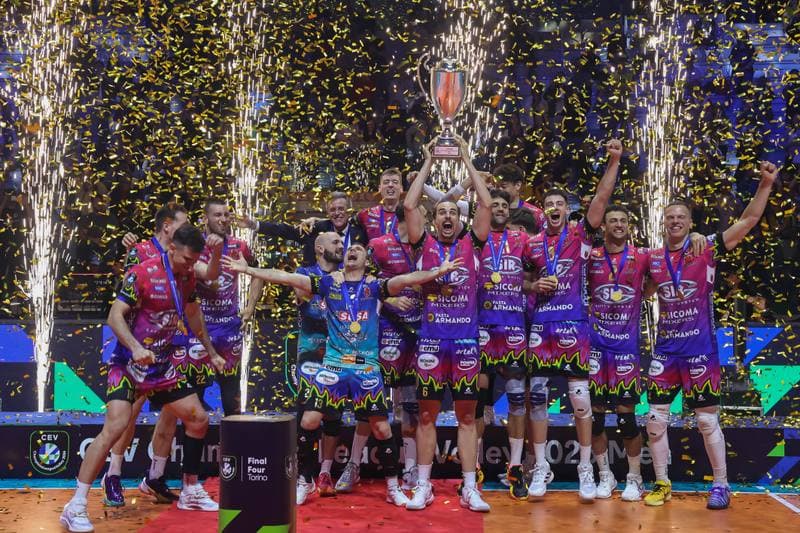 Volleyball. CEV Champions League. Sir Sicoma Monini Perugia - Aluron CMC Warta Zawiercie. 17.05.2026