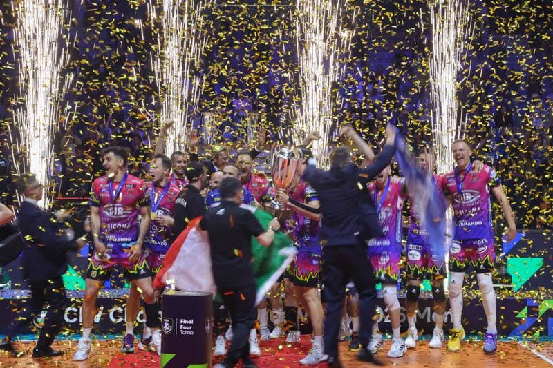 Volleyball. CEV Champions League. Sir Sicoma Monini Perugia - Aluron CMC Warta Zawiercie. 17.05.2026
