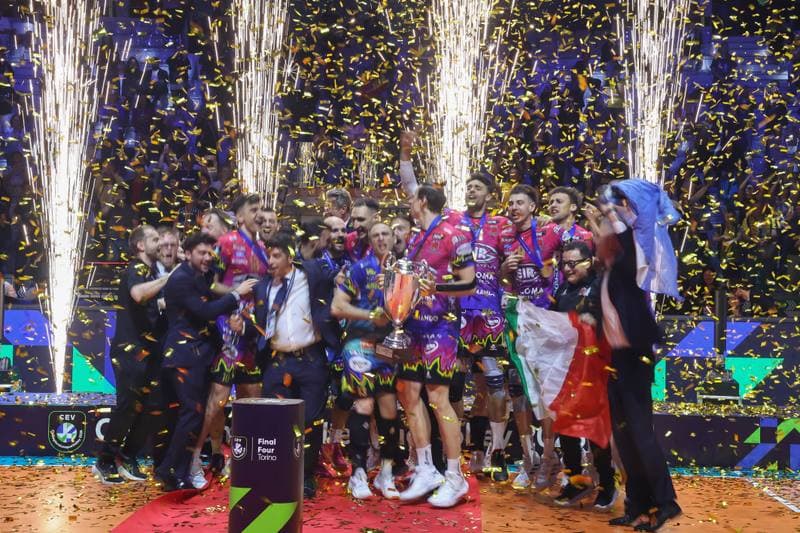 Volleyball. CEV Champions League. Sir Sicoma Monini Perugia - Aluron CMC Warta Zawiercie. 17.05.2026
