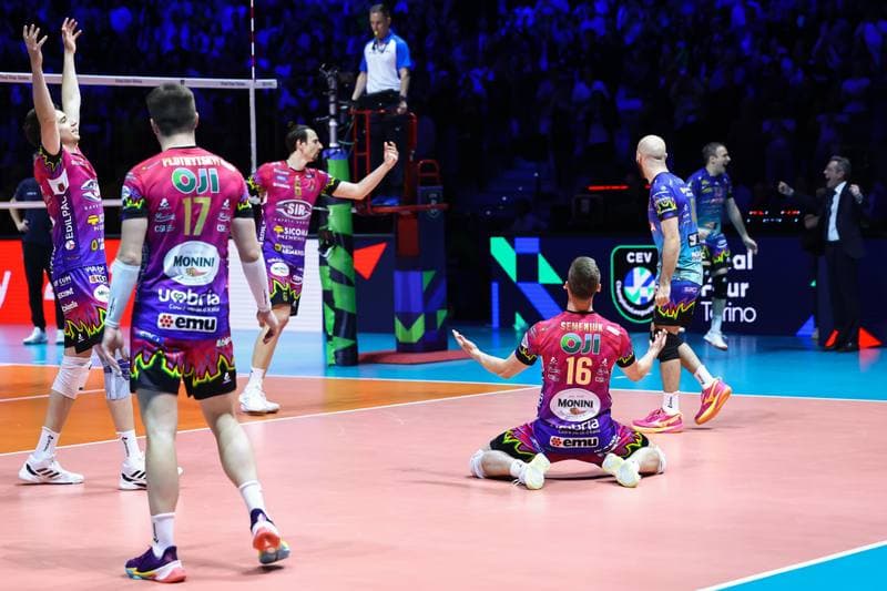 Volleyball. CEV Champions League. Sir Sicoma Monini Perugia - Aluron CMC Warta Zawiercie. 17.05.2026