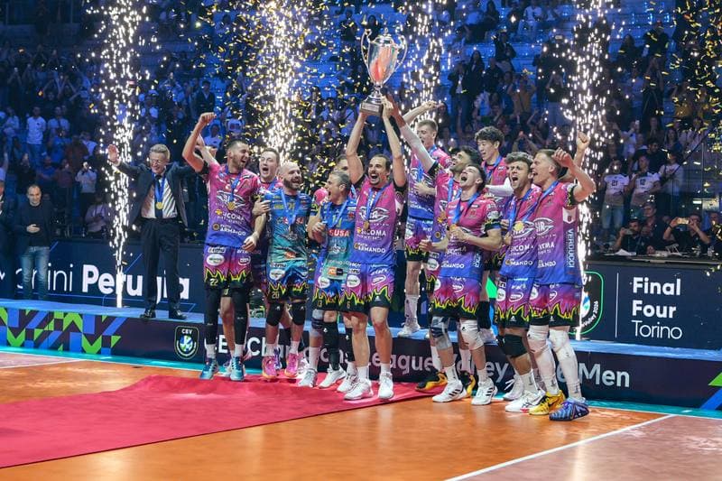 Volleyball. CEV Champions League. Sir Sicoma Monini Perugia - Aluron CMC Warta Zawiercie. 17.05.2026