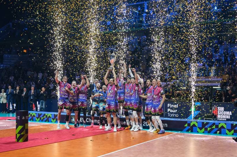 Volleyball. CEV Champions League. Sir Sicoma Monini Perugia - Aluron CMC Warta Zawiercie. 17.05.2026