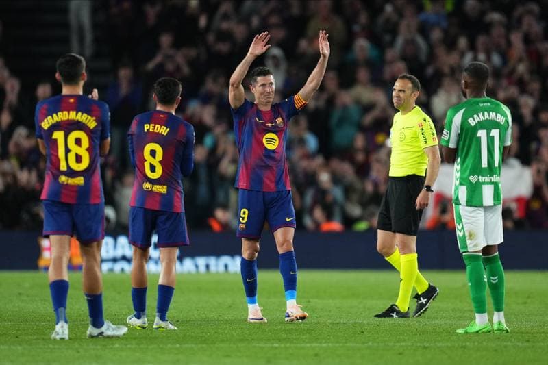 Football. La Liga. FC Barcelona - Real Betis. 17.05.2026