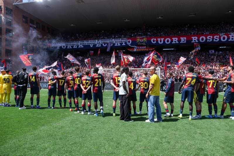 Football. Serie A. Genoa CFC - AC Milan. 14.05.2026