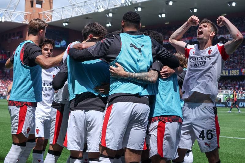 Football. Serie A. Genoa CFC - AC Milan. 14.05.2026