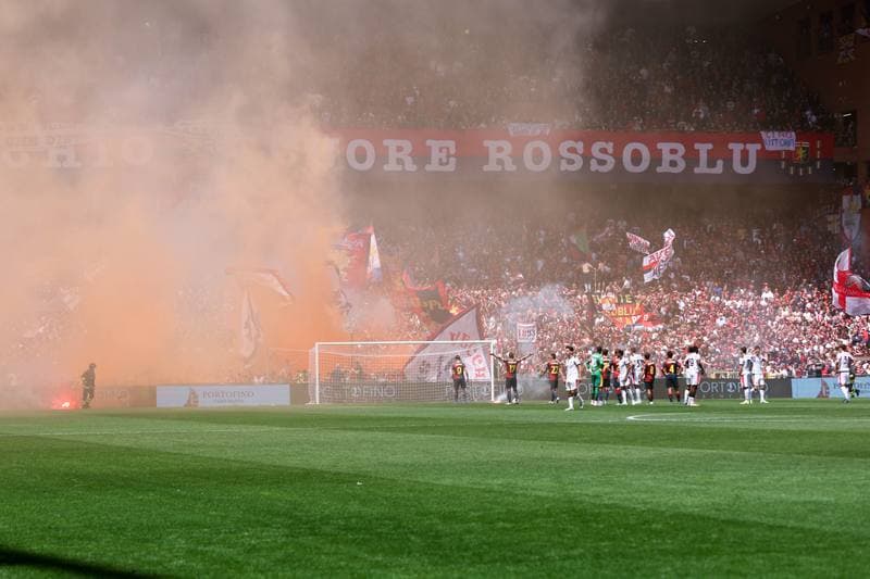 Football. Serie A. Genoa CFC - AC Milan. 14.05.2026
