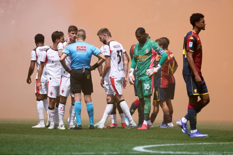 Football. Serie A. Genoa CFC - AC Milan. 14.05.2026