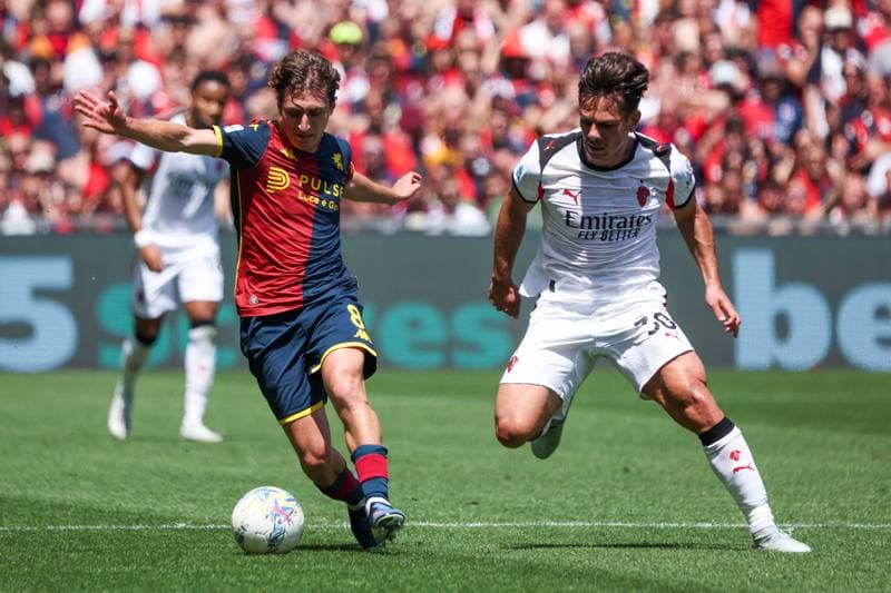 Football. Serie A. Genoa CFC - AC Milan. 14.05.2026