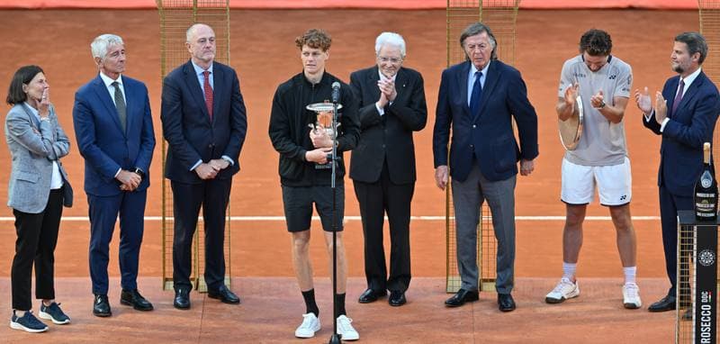 Tennis. Internazionali BNL d'Italia. Jannik Sinner - Casper Ruud. 17.05.2026