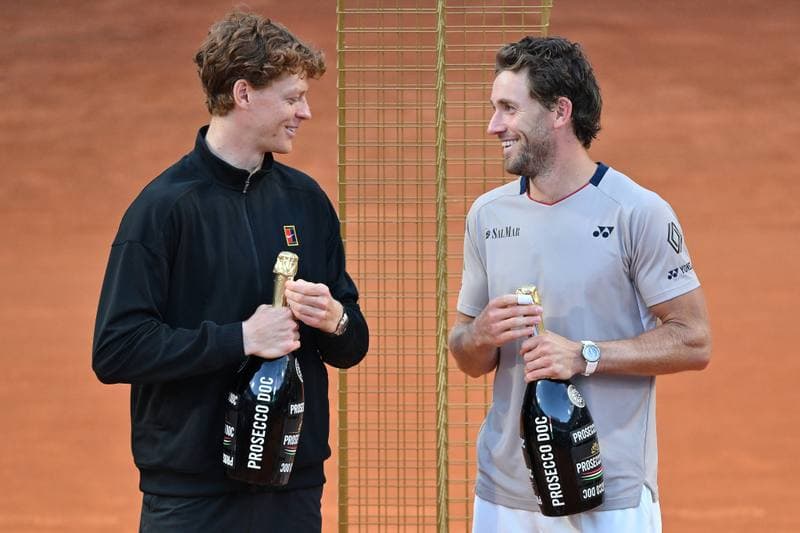 Tennis. Internazionali BNL d'Italia. Jannik Sinner - Casper Ruud. 17.05.2026