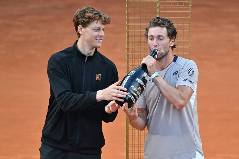 Tennis. Internazionali BNL d'Italia. Jannik Sinner - Casper Ruud. 17.05.2026