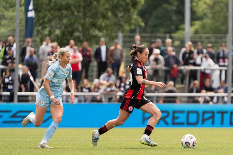 Football. Google-Pixel Frauen Bundesliga. Eintracht Frankfurt - FC Union Berlin. 17.05.2025