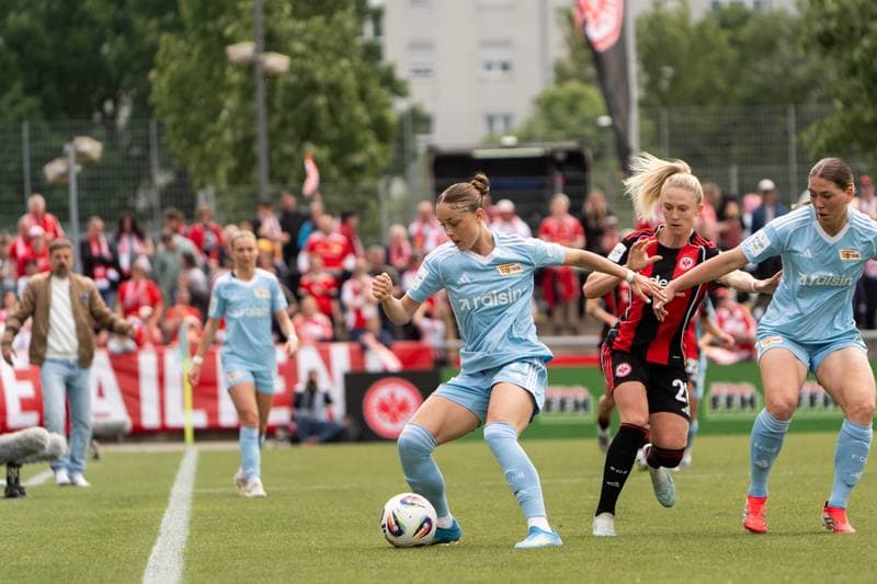 Football. Google-Pixel Frauen Bundesliga. Eintracht Frankfurt - FC Union Berlin. 17.05.2025