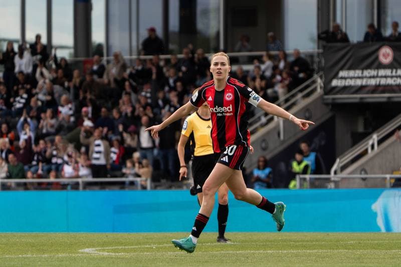 Football. Google-Pixel Frauen Bundesliga. Eintracht Frankfurt - FC Union Berlin. 17.05.2025
