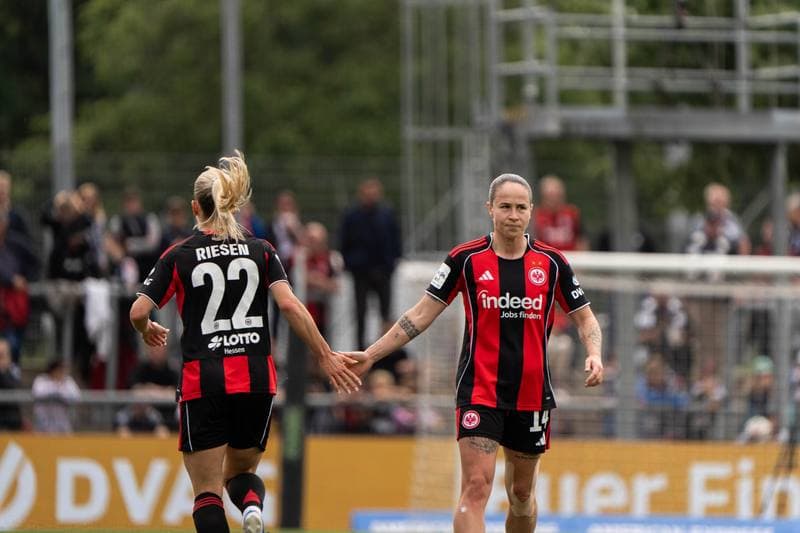 Football. Google-Pixel Frauen Bundesliga. Eintracht Frankfurt - FC Union Berlin. 17.05.2025