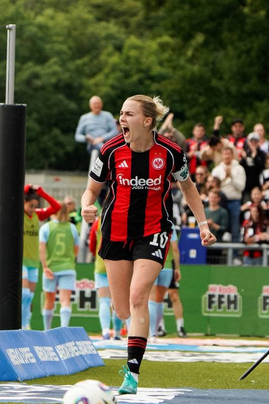 Football. Google-Pixel Frauen Bundesliga. Eintracht Frankfurt - FC Union Berlin. 17.05.2025