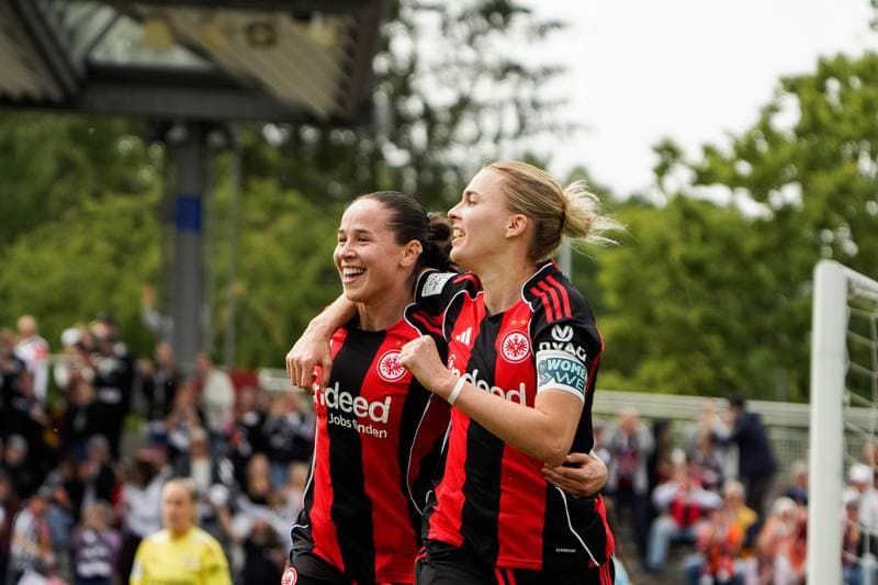 Football. Google-Pixel Frauen Bundesliga. Eintracht Frankfurt - FC Union Berlin. 17.05.2025