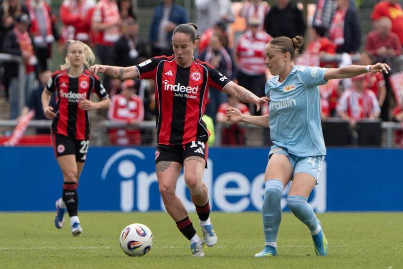Football. Google-Pixel Frauen Bundesliga. Eintracht Frankfurt - FC Union Berlin. 17.05.2025