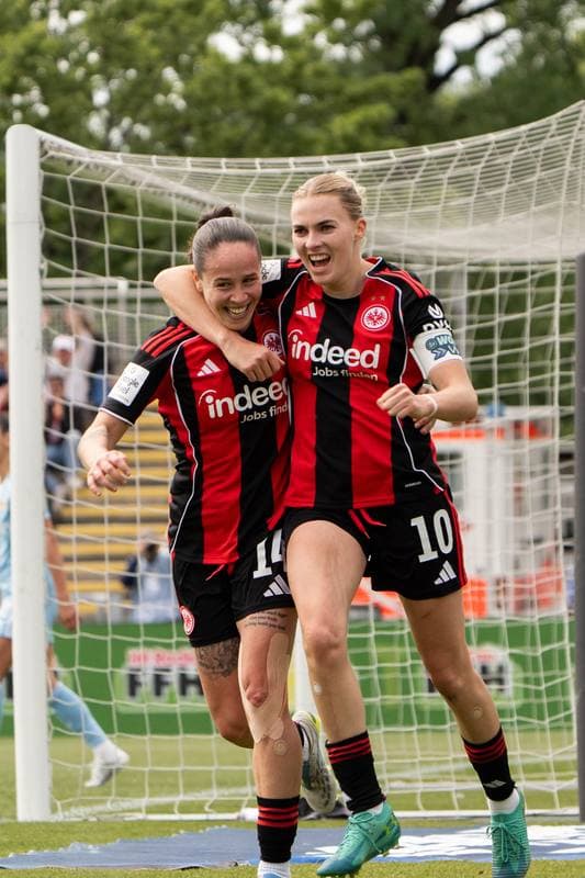 Football. Google-Pixel Frauen Bundesliga. Eintracht Frankfurt - FC Union Berlin. 17.05.2025